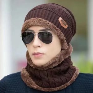 Hat Neck Warm Winter Kitted