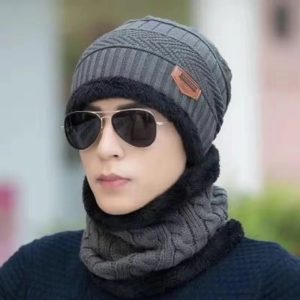Hat Neck Warm Winter Kitted